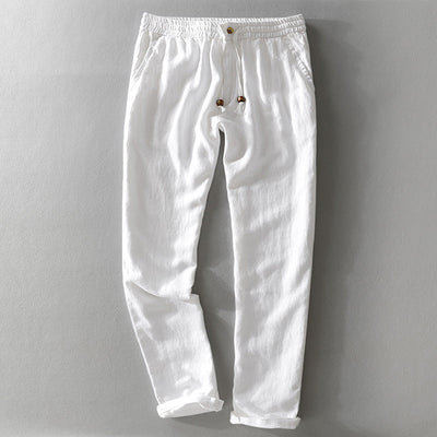 Pantaloni di lino casual Theodore Willow