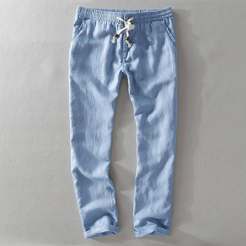 Pantaloni di lino casual Theodore Willow
