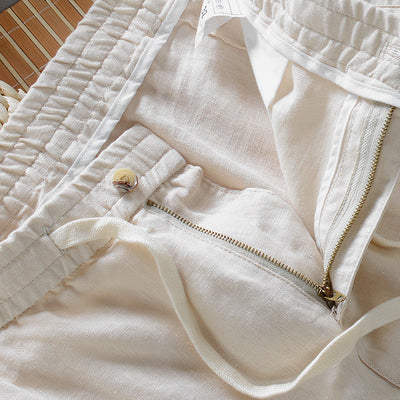 Pantaloni di lino casual Theodore Willow