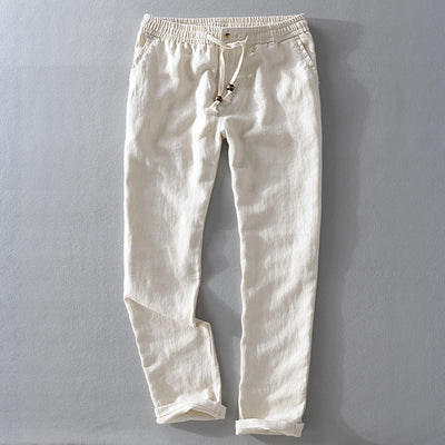 Pantaloni di lino casual Theodore Willow