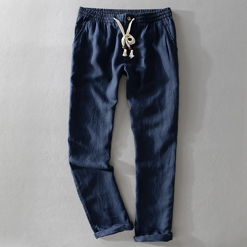 Pantaloni di lino casual Theodore Willow