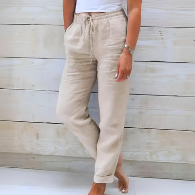 SUSAN™ - Pantaloni leggeri elasticizzati