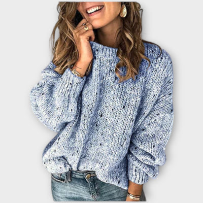 Linda - Maglione comodo in maglia retrò