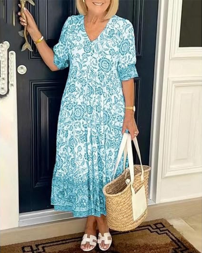 LIA | ABITO FLOREALE ELEGANTE E ARIOSO