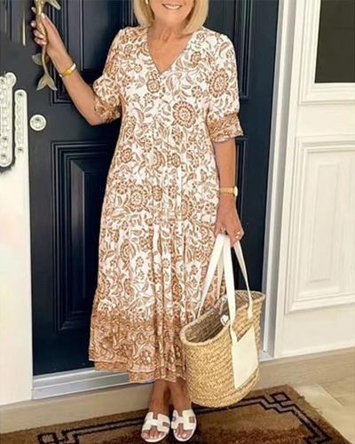 LIA | ABITO FLOREALE ELEGANTE E ARIOSO