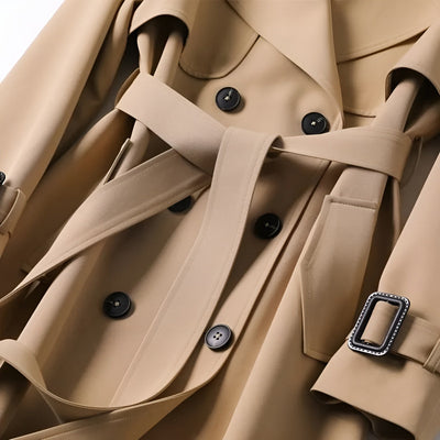 Vespera™ | Trench elegante e raffinato