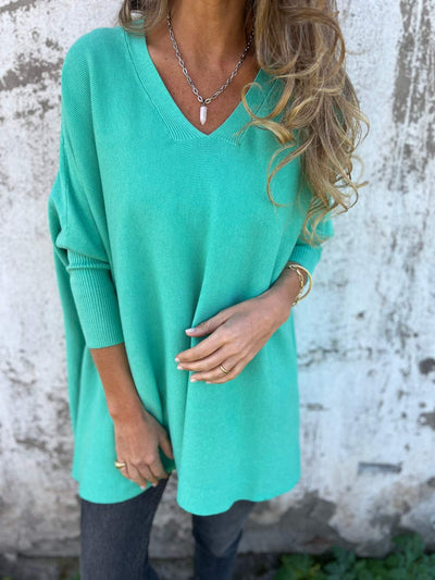 Céline | Maglione oversize con scollo a V