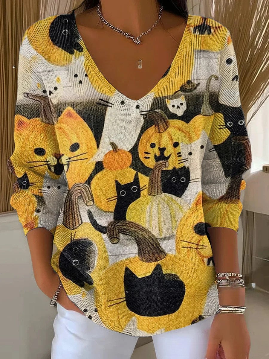 Beatrice – Maglione con scollo a V