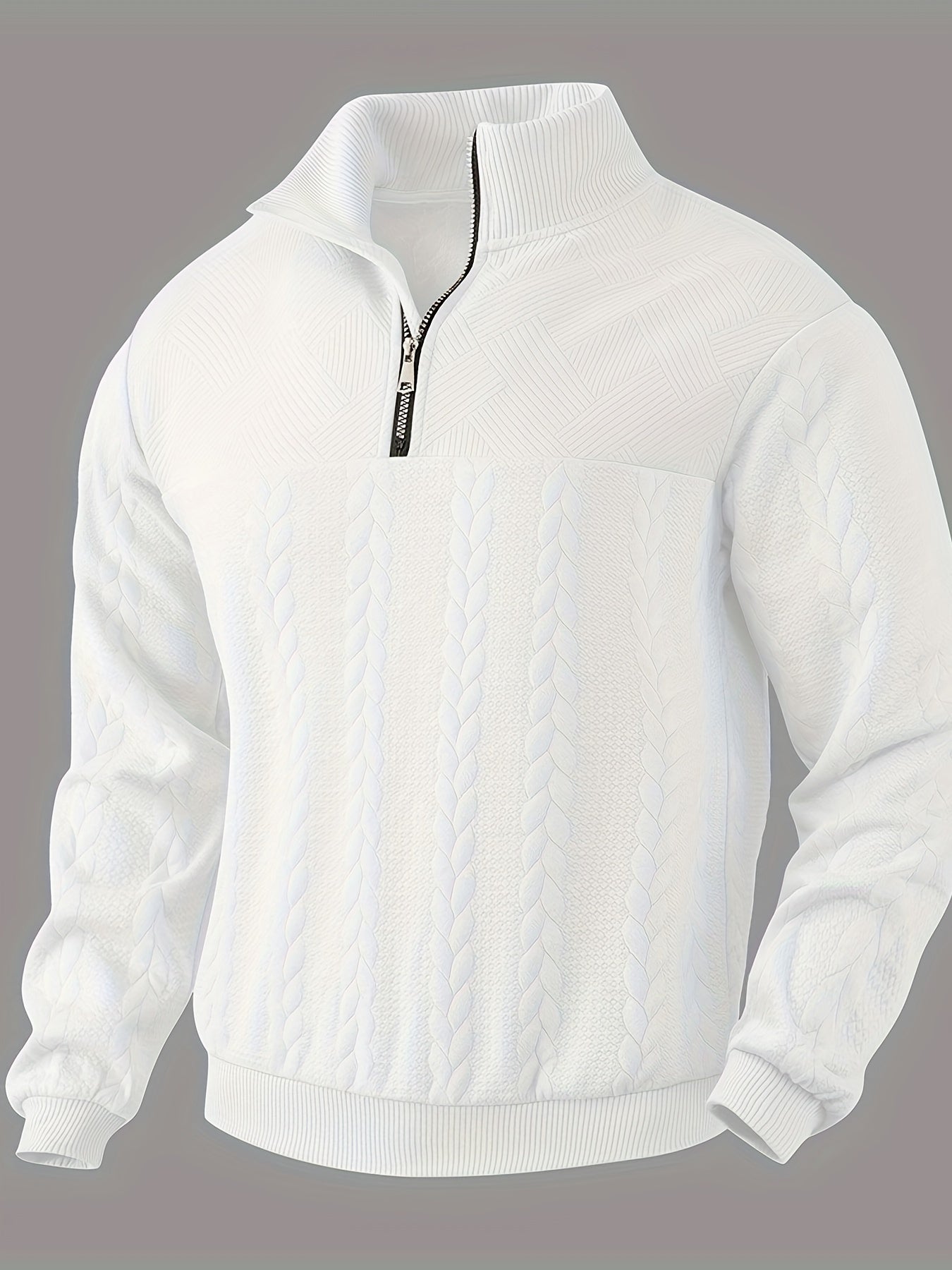 Raffaele | Maglione vintage da uomo con zip