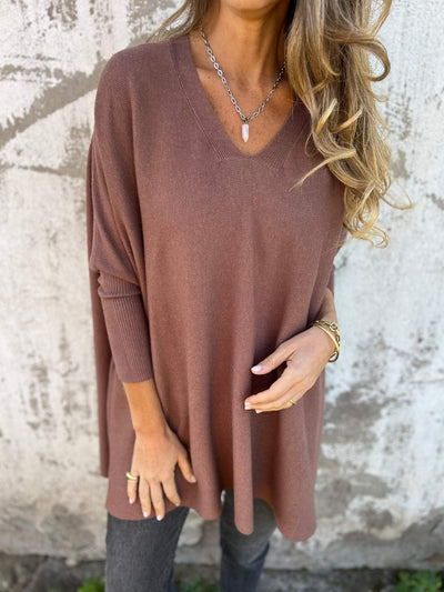 Céline | Maglione oversize con scollo a V