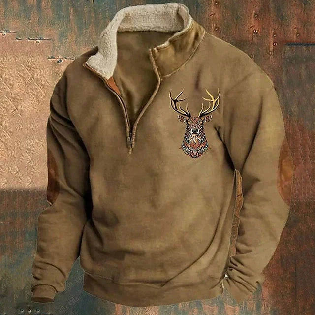 Pullover Austen™ con zip a tre quarti