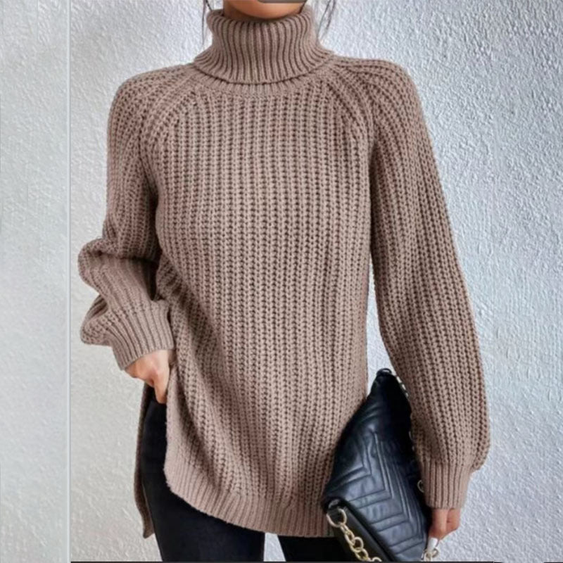 Éloïse™ | Maglione con collo alto e spacco