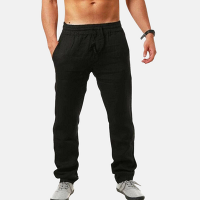 Lino - Pantaloni di lino con stile per uomo