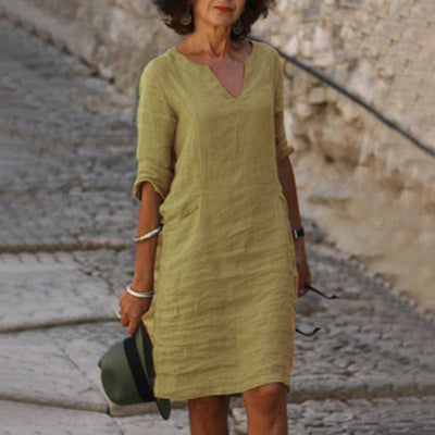 Giulia™ | Abito elegante con scollo a V