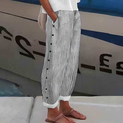 Sandrine™ - Pantaloni in lino