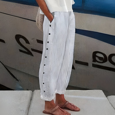 Sandrine™ - Pantaloni in lino