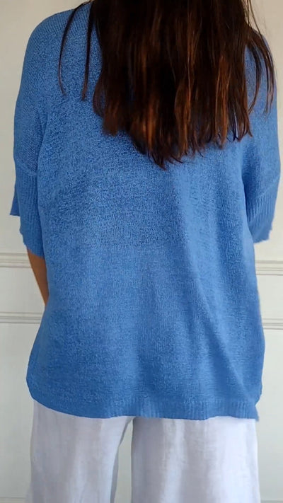 Laurienne™ | Top casual con scollo a V