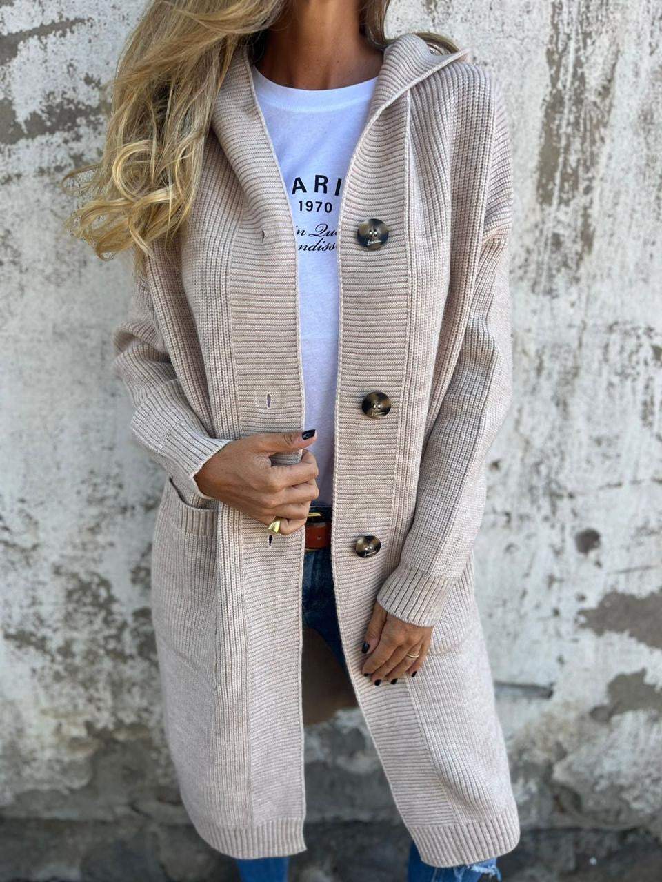 Frieda - Elegante cardigan lavorato a maglia