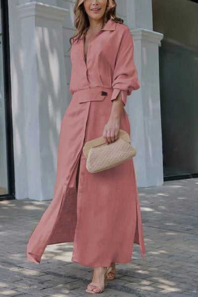 Jeanette | Maxi abito con scollo a V