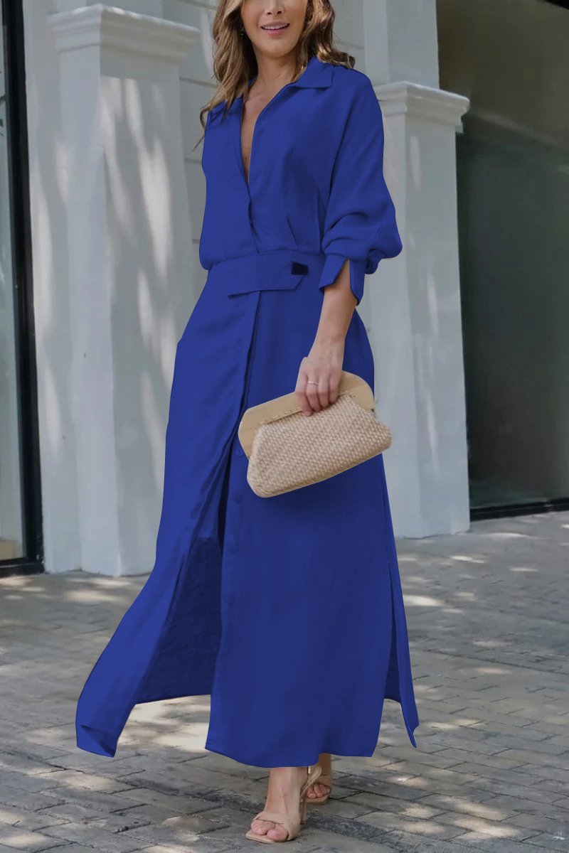 Jeanette | Maxi abito con scollo a V