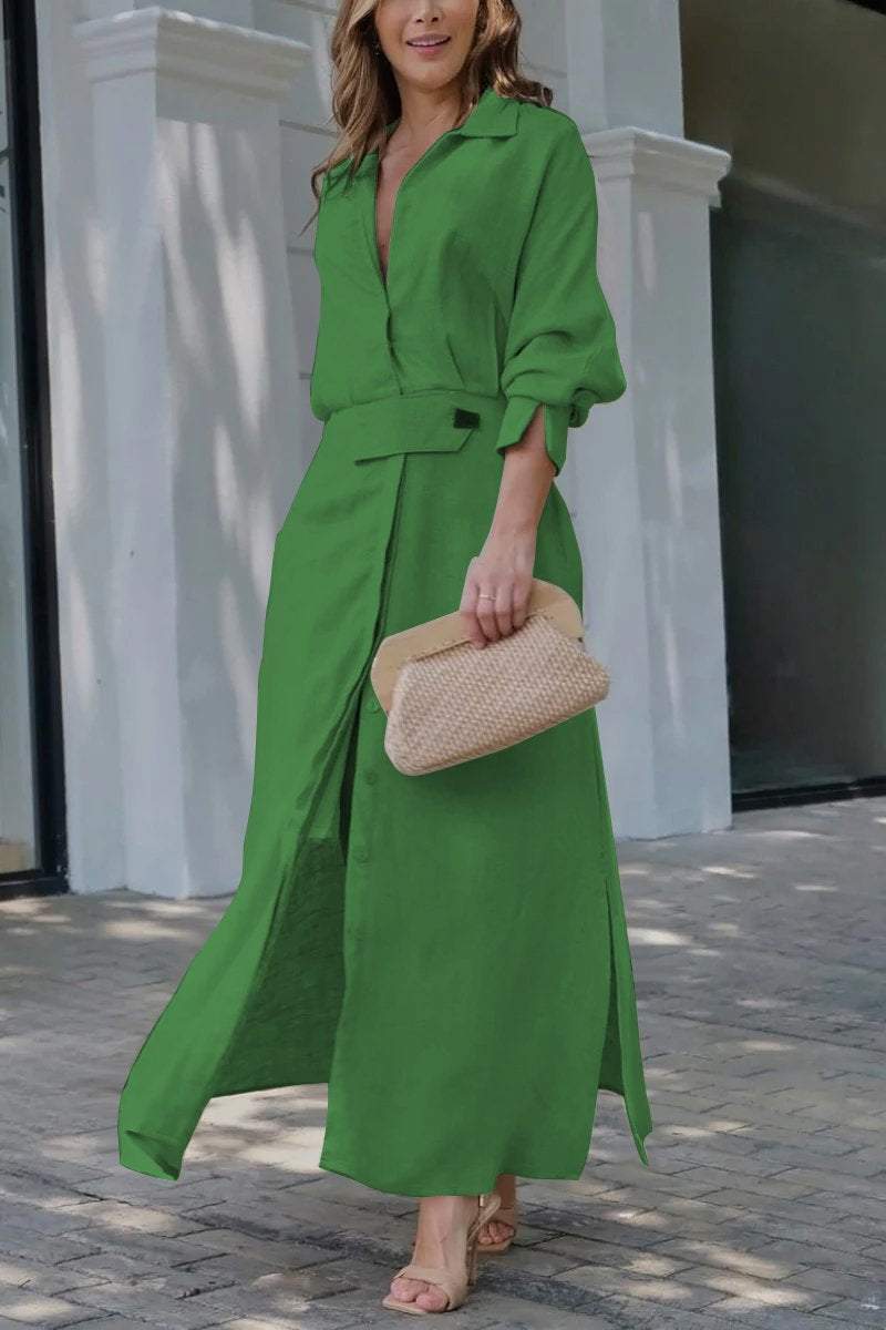 Jeanette | Maxi abito con scollo a V