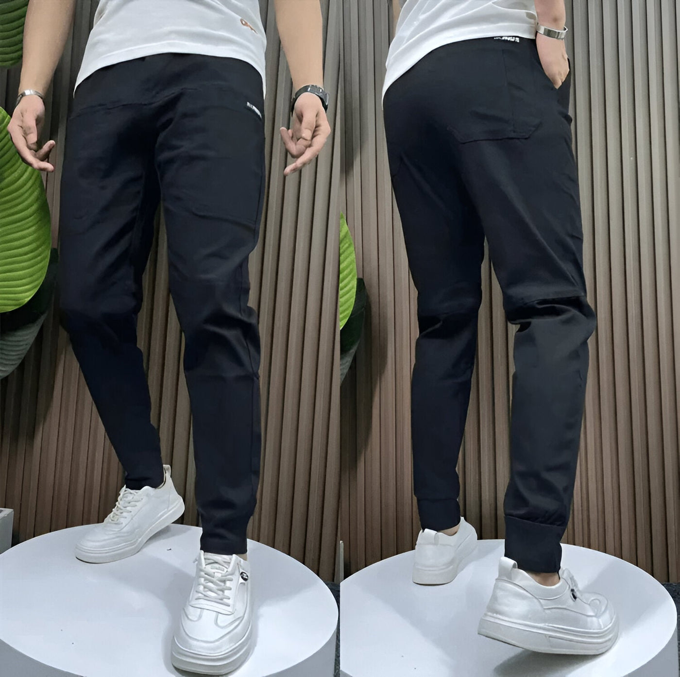 Vallier | Pantaloni cargo elasticizzati premium