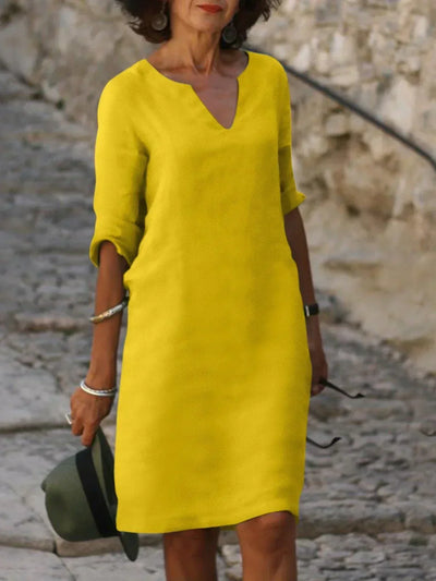 Giulia™ | Abito elegante con scollo a V
