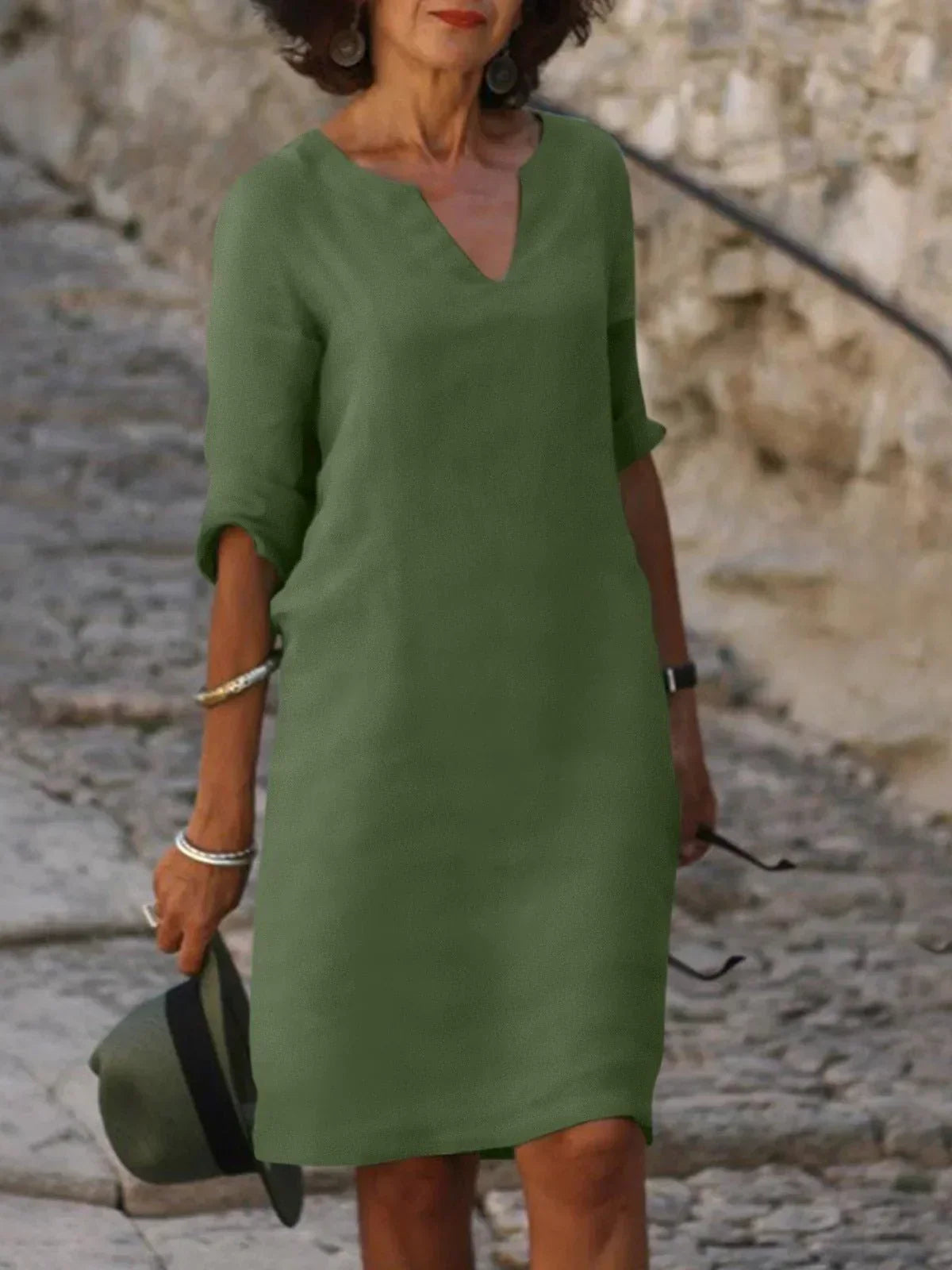 Giulia™ | Abito elegante con scollo a V