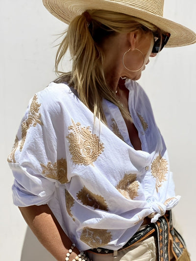 Simone™ - Camicetta Ibiza Stile Chic