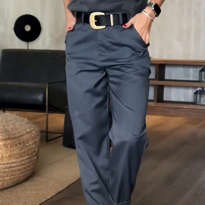MATHILDA - PANTALONI DELLA TUTA A RIGHE