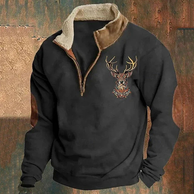 Pullover Austen™ con zip a tre quarti